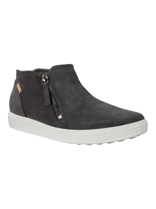 Ecco Shoes - NWT Ecco 7 Side-Zip Low Bootie Sneaker 430243 Black Nubuck US 6M-6.5M (EUR 37)